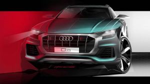 Újabb rajzon láthatjuk a jövő héten érkező Audi Q8-at