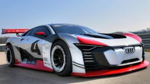 Versenytaxi Audi módra – itt az e-tron Vision Gran Turismo