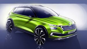 A Škoda Vision X tanulmány az új kis crossover előfutára